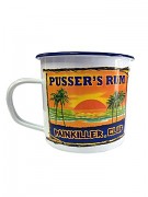 Pussers British Navy Rum - plechový hrnek smalt