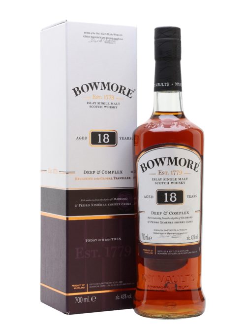 Bowmore 18y 0,7l 43% (karton)