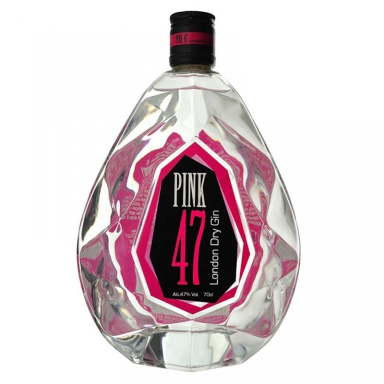 London Dry Gin Pink 47 47% 0,7l (holá láhev)