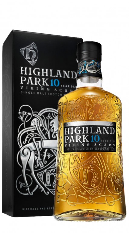 Highland Park 10 letá Viking Scars 40% 0,7l (dárkové balení kazeta)