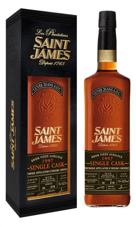 SAINT JAMES SINGLE CASK 1997 0,7l R.E (karton)