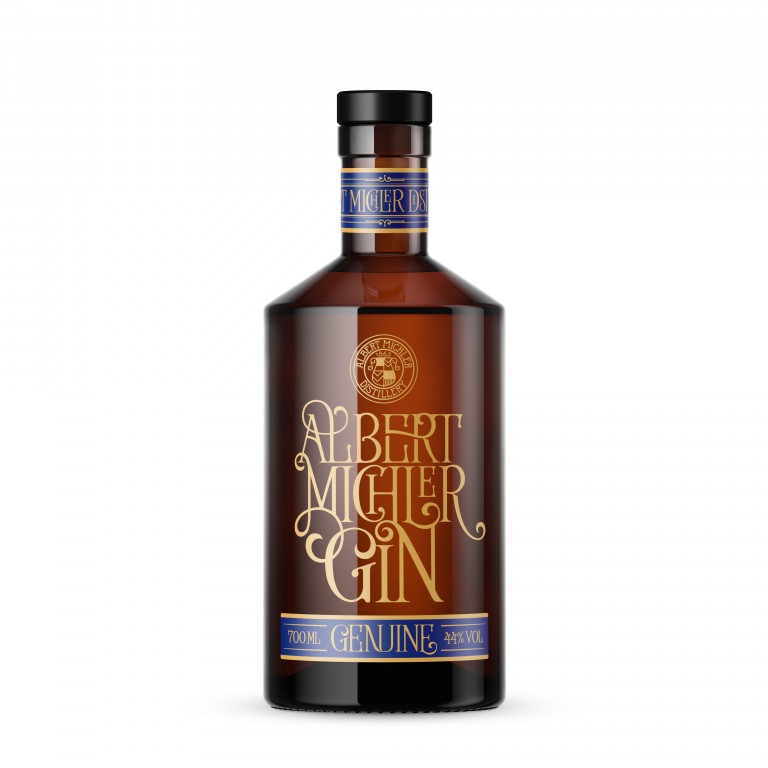 Michlers Gin Genuine 44% 0,7 l (holá láhev)