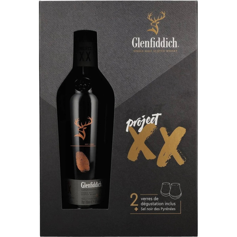 GLENFIDDICH PROJECT XX 47% 0,7l (dárkové balení 2 skleničky)
