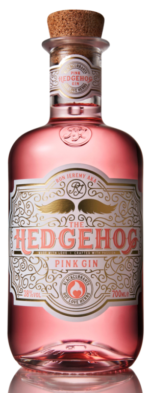 RON DE JEREMY HEDGEHOG PINK GIN 38% 0,7l (holá láhev)