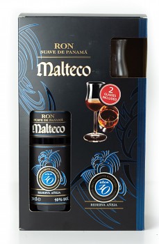 MALTECO 10Y +2xSKLO 40% 0,7l (kazeta)