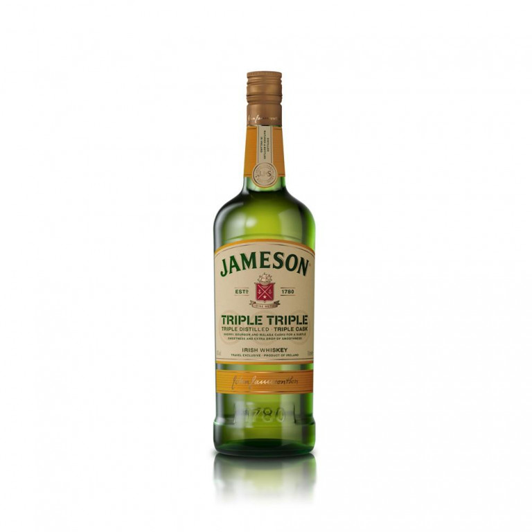 Jameson Triple Distilled & Triple Cask 40% 1l (čistá flaša)