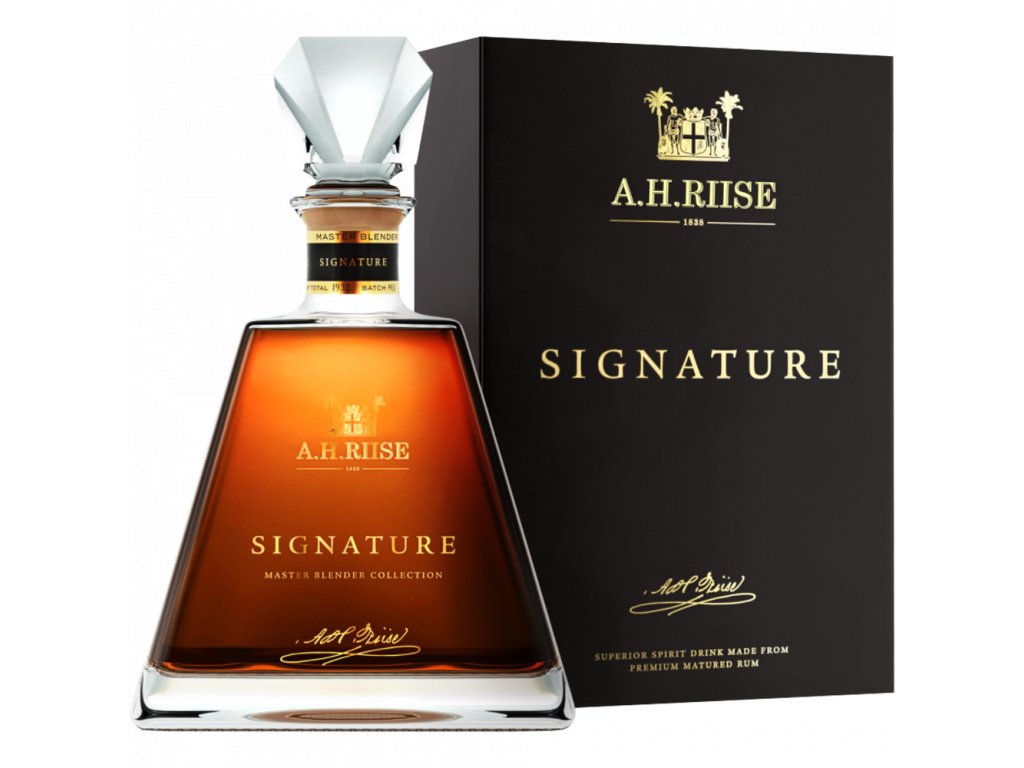A. H. Riise A.H.Riise Signature 43,9% 0,7 l