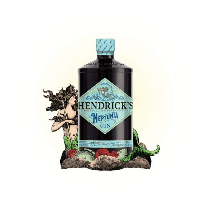 Gin Hendrick's Neptunia 43,4% 0,7l (holá láhev)