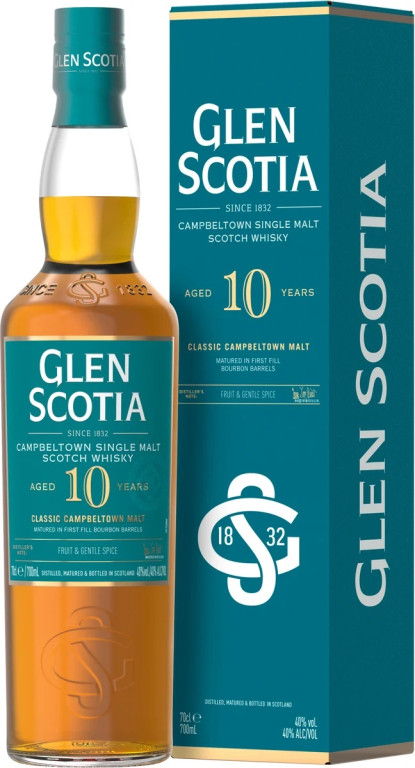 Glen Scotia (whisky) Whisky Glen Scotia 10YO Gruit and Gentle Spice 40% 0,7 l (karton)