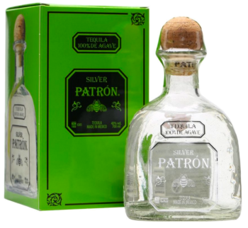 PATRON SILVER TEQUILA 40% 0,7l (karton