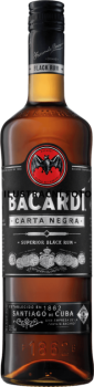 BACARDI CARTA NEGRA 37,5%1l(hola lahev)